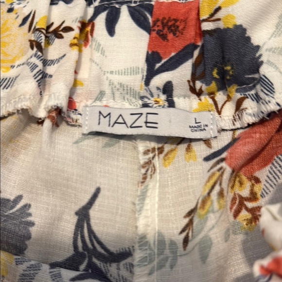 Maze Floral Wide Leg Pants - Picture 3 of 4